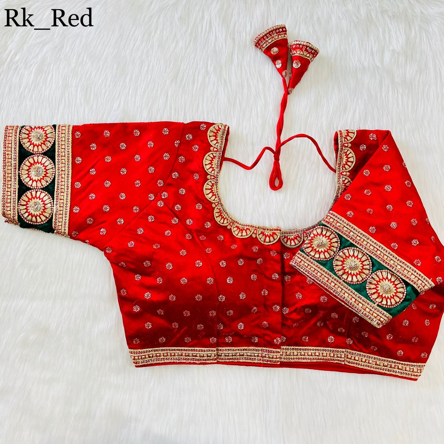New Heavy Emboss Work Blouse