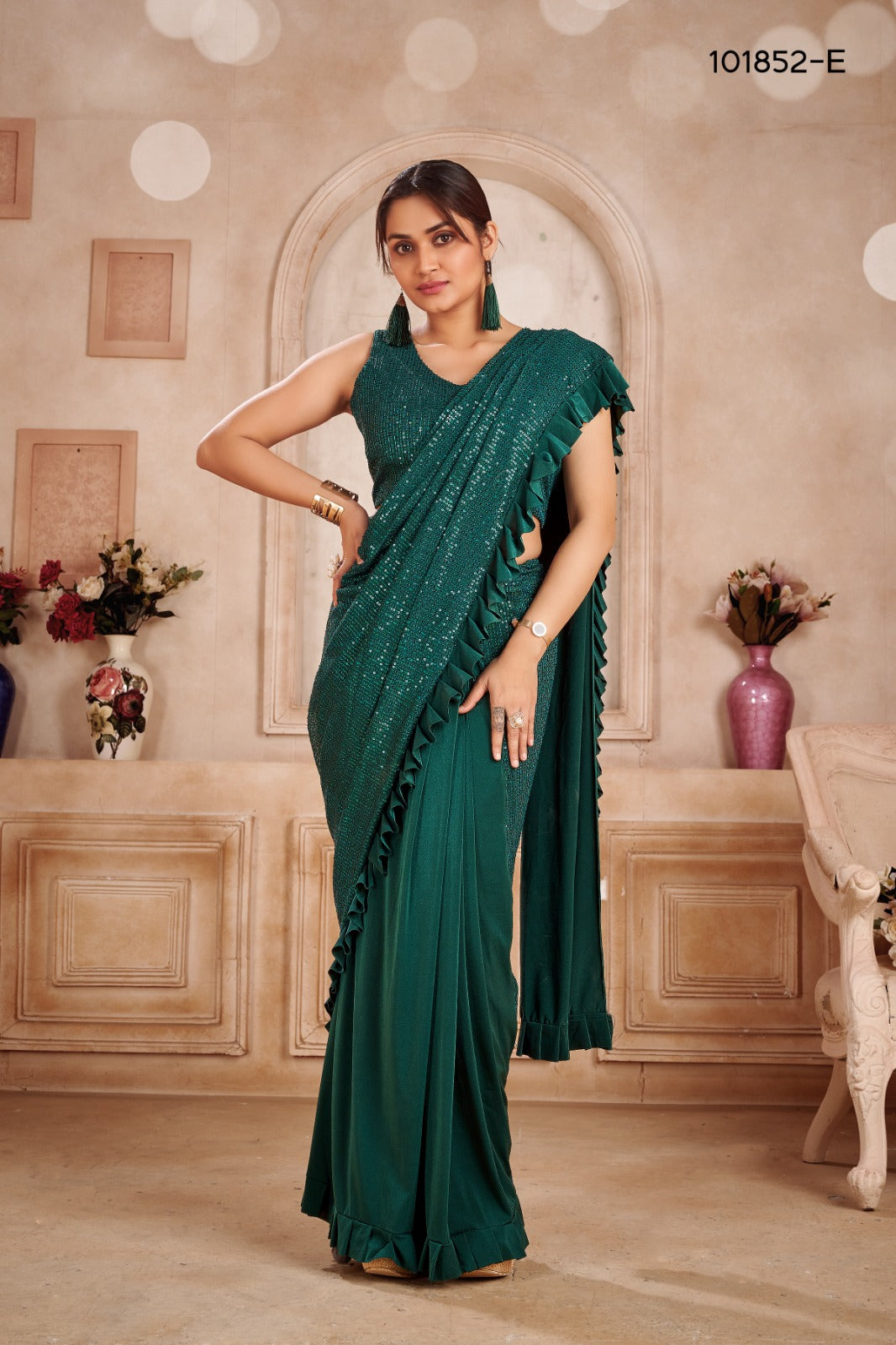 READY TO WEAR SAREE D.NO 101852-E
