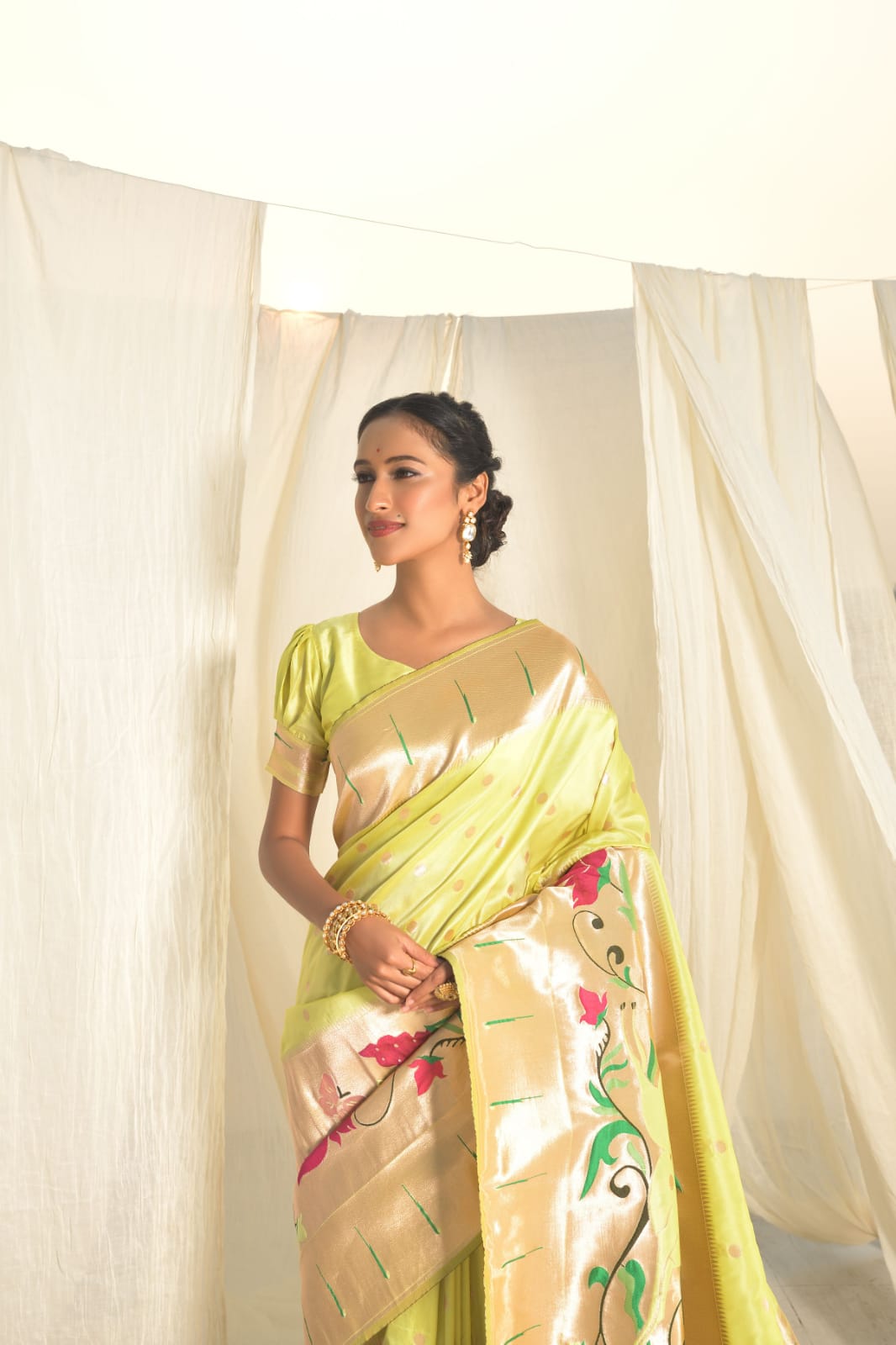 Banarasi Soft Silk Paithani Saree