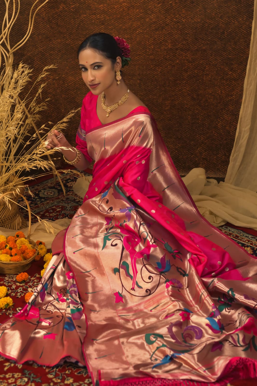 Banarasi Soft Silk Paithani Saree