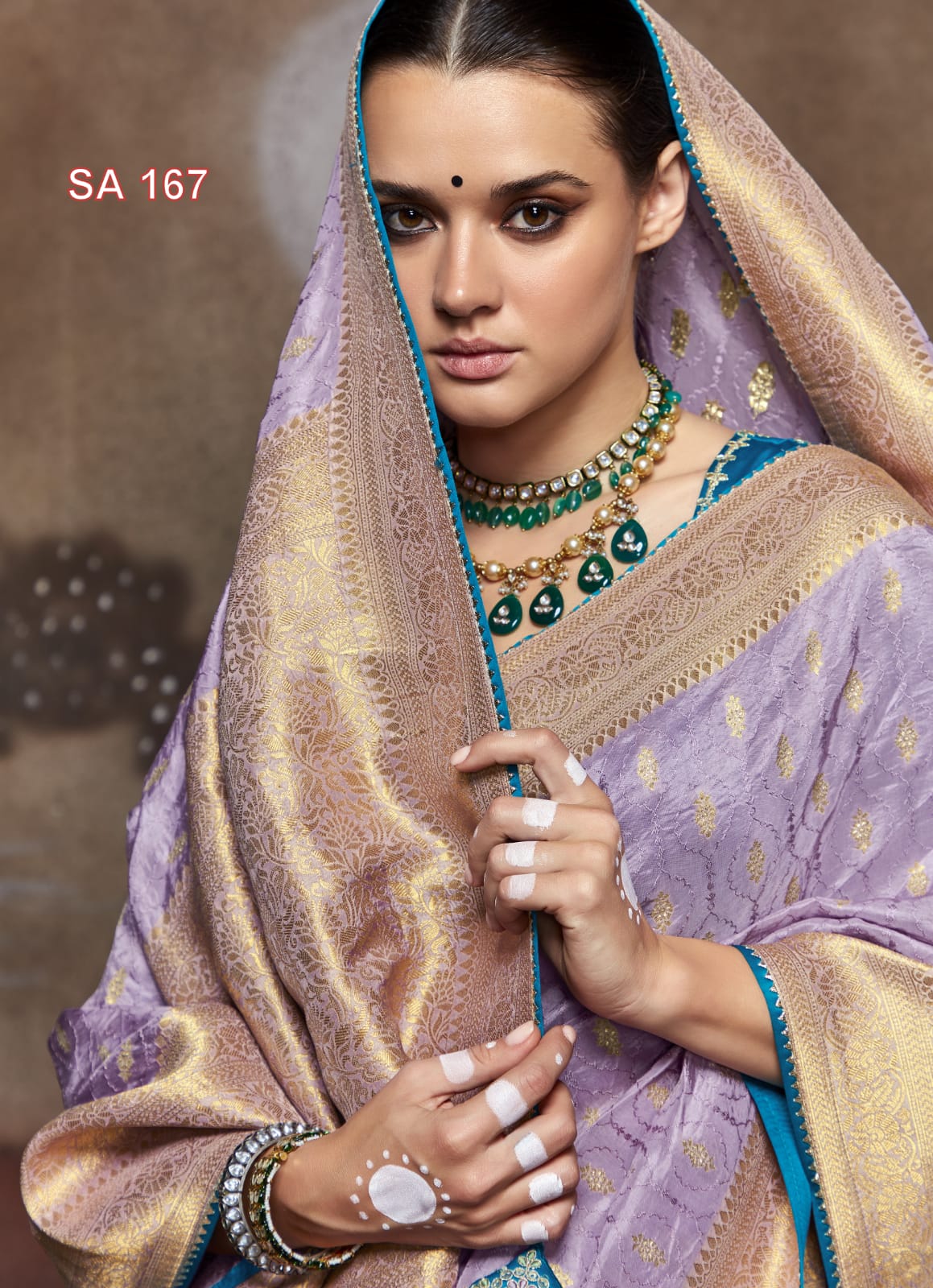 Morni Wedding Wear Saree D.No SA-167