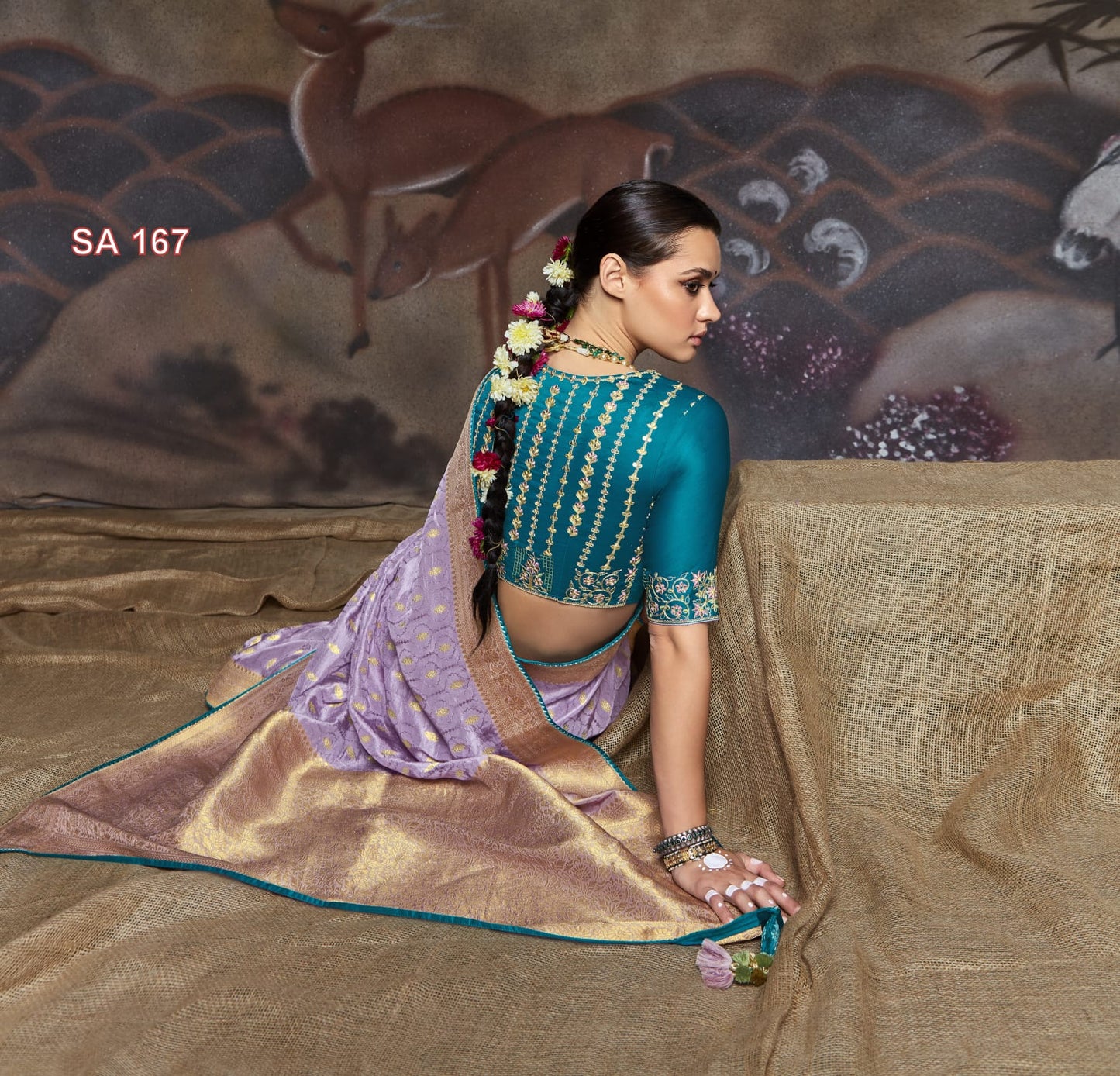 Morni Wedding Wear Saree D.No SA-167