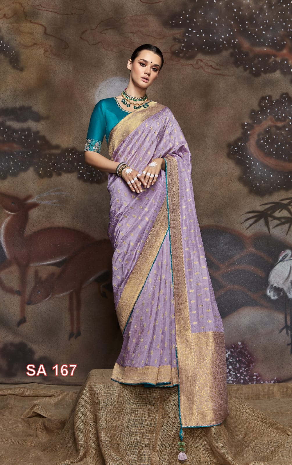 Morni Wedding Wear Saree D.No SA-167