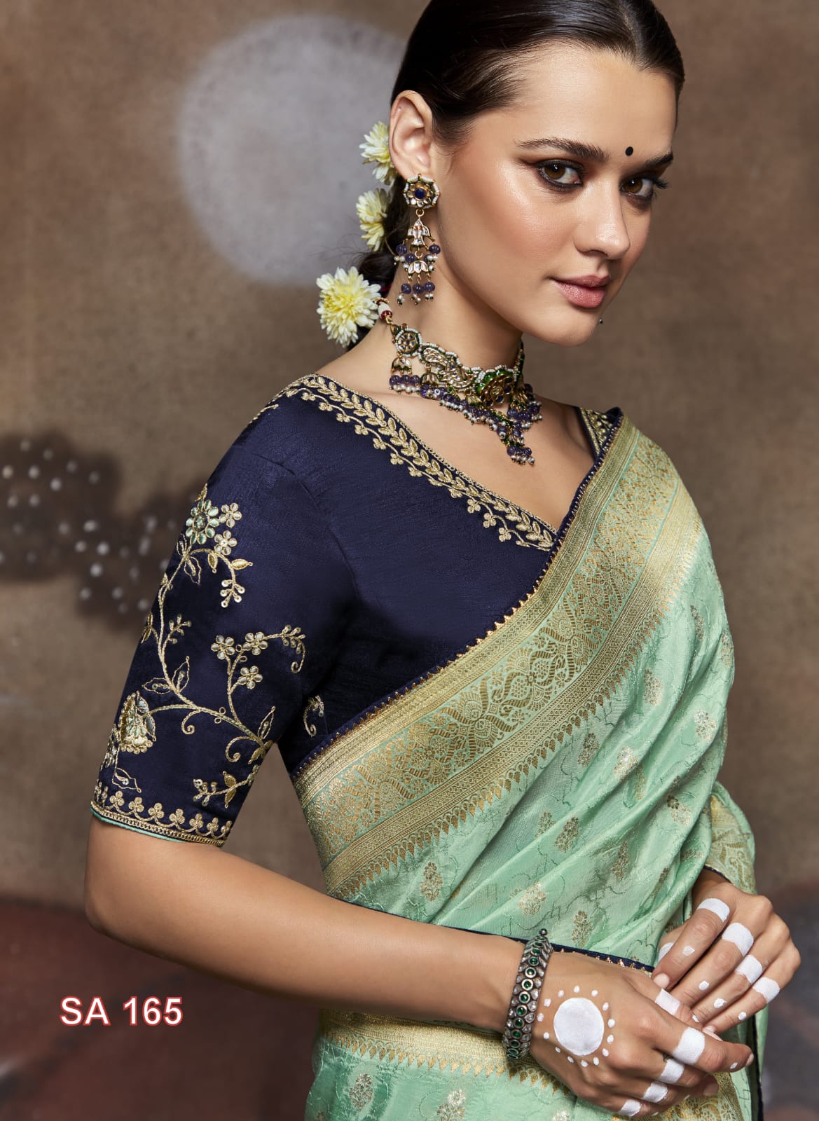 Morni Wedding Wear Saree D.No SA-165