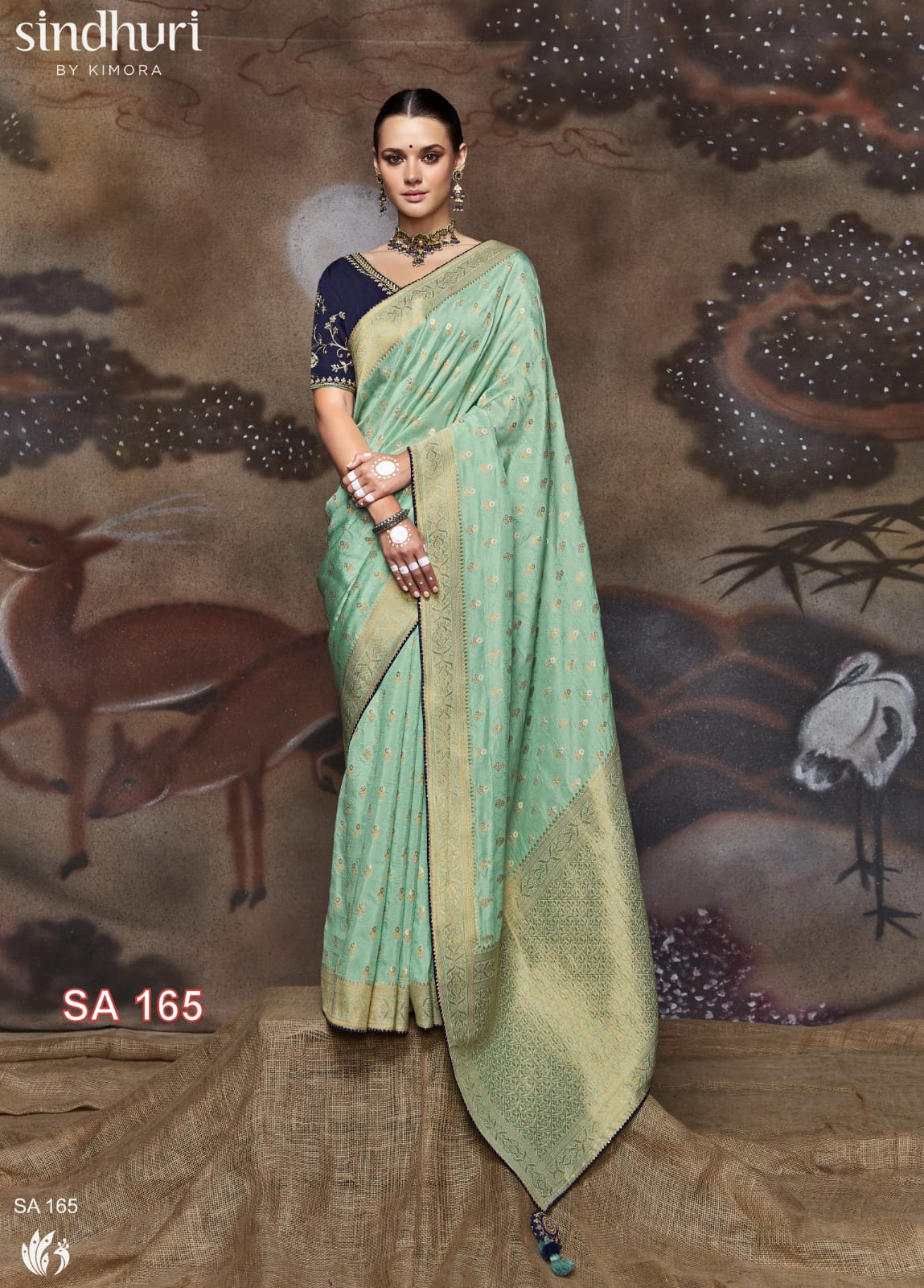 Morni Wedding Wear Saree D.No SA-165
