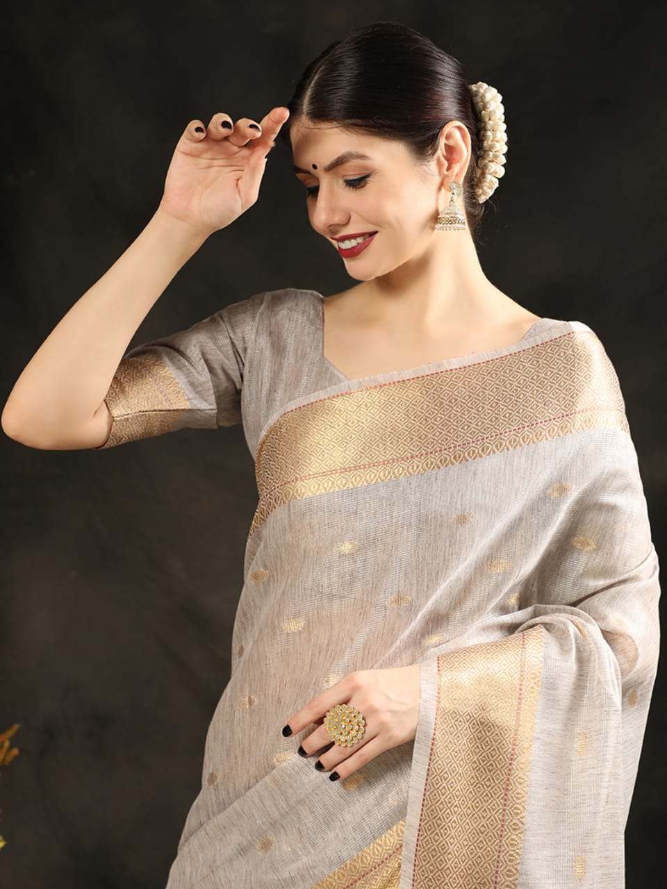 Fancy Wear Silk Weaving Saree