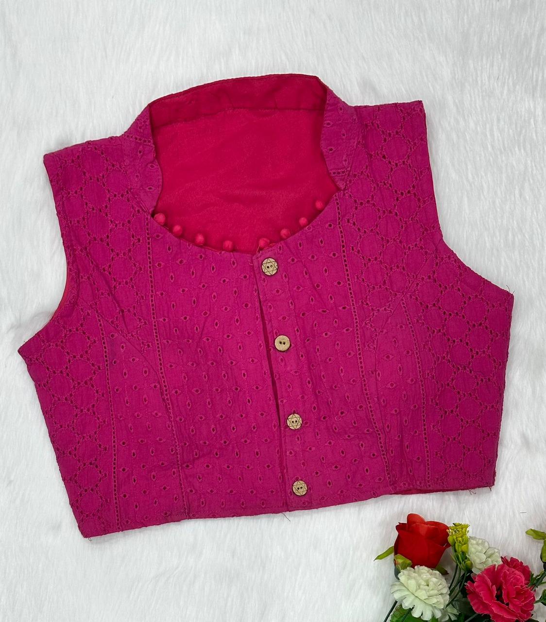 Heavy Pure Cotton hakoba Blouse