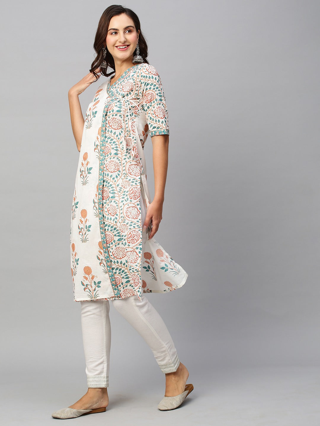 MAMTA FESTIVE WEAR PRINTED KURTI D.NO 47769