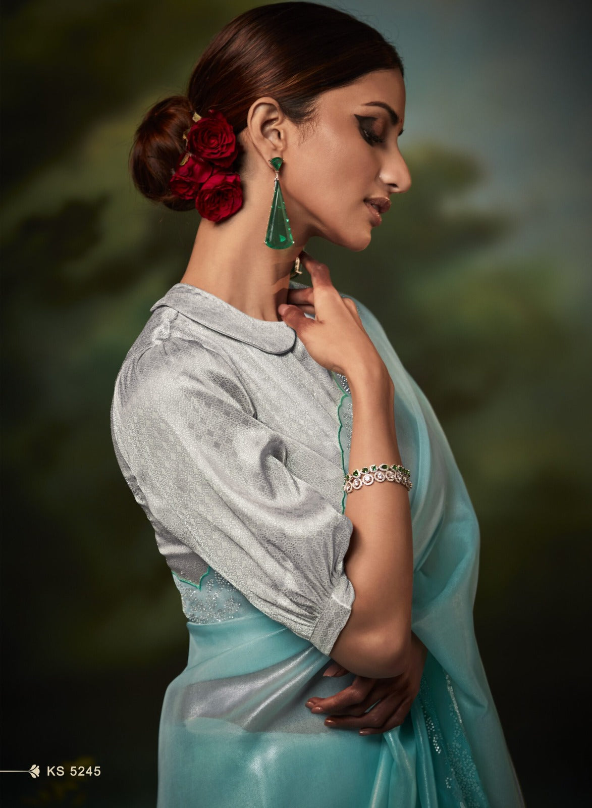 Kajal-12 Designer Occasion Wear Saree D.No 5245