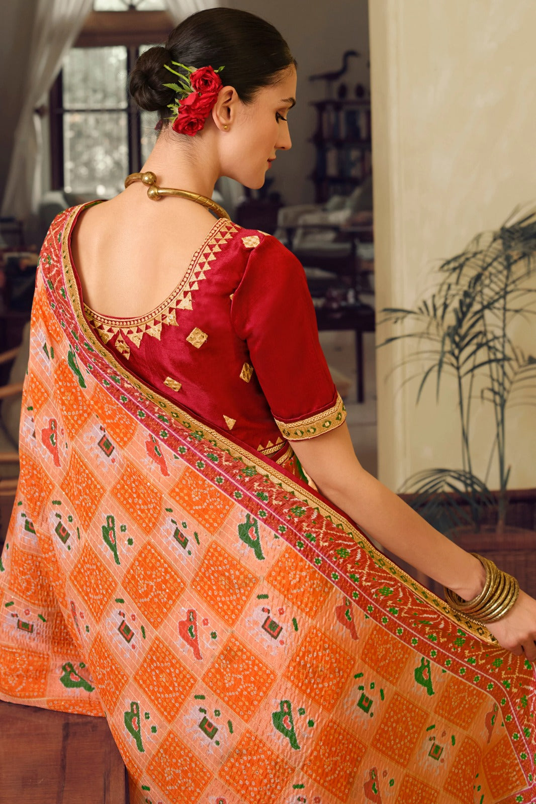 Kavira Sayonee Patola Fancy Wear Saree