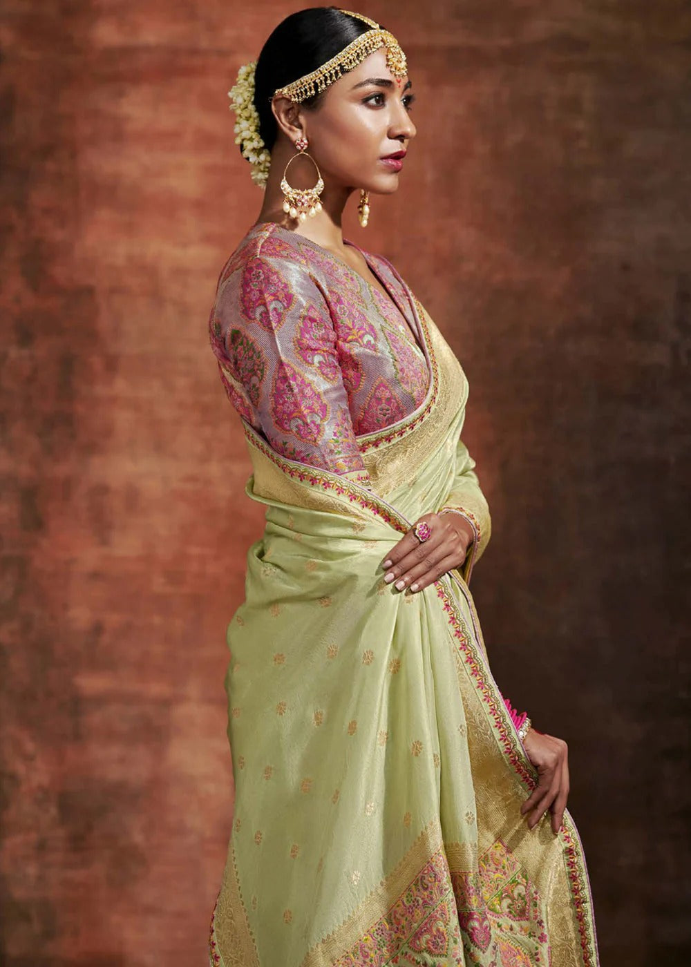 Ranisa Fancy Kashmiri Saree D.No SA-170