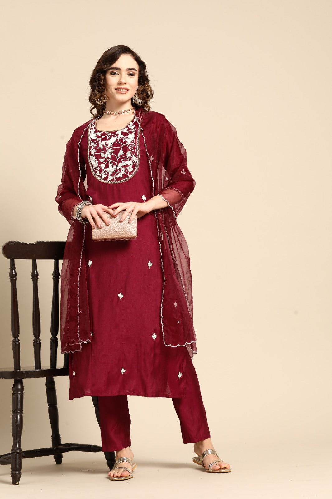 DISHA FESTIVE WEAR KURTI SET D.NO. 46068