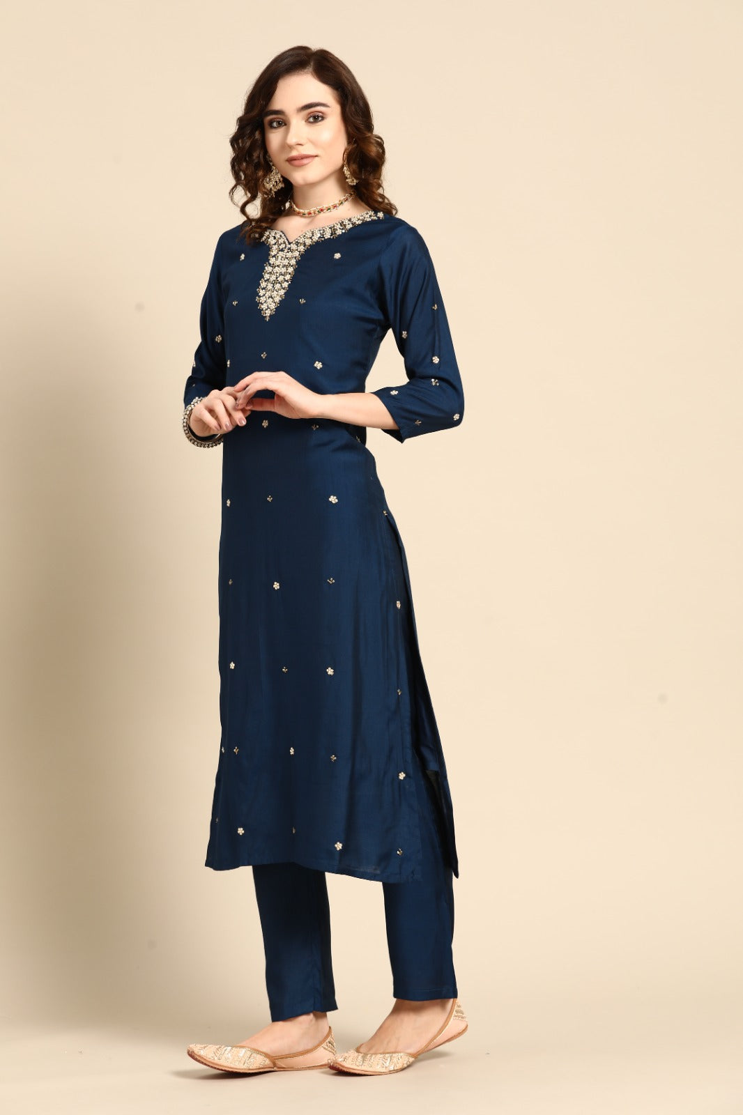DISHA FESTIVE WEAR KURTI SET D.NO. 46063