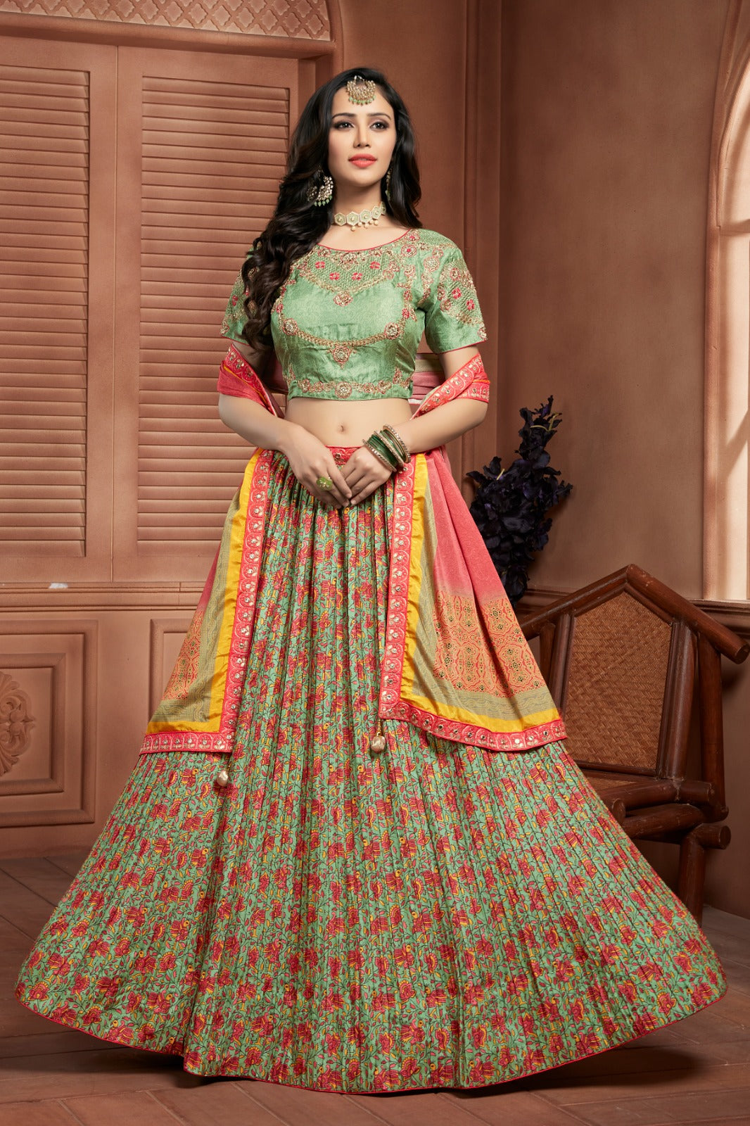 READYMADE CROP TOP LEHENGA D.NO C1987