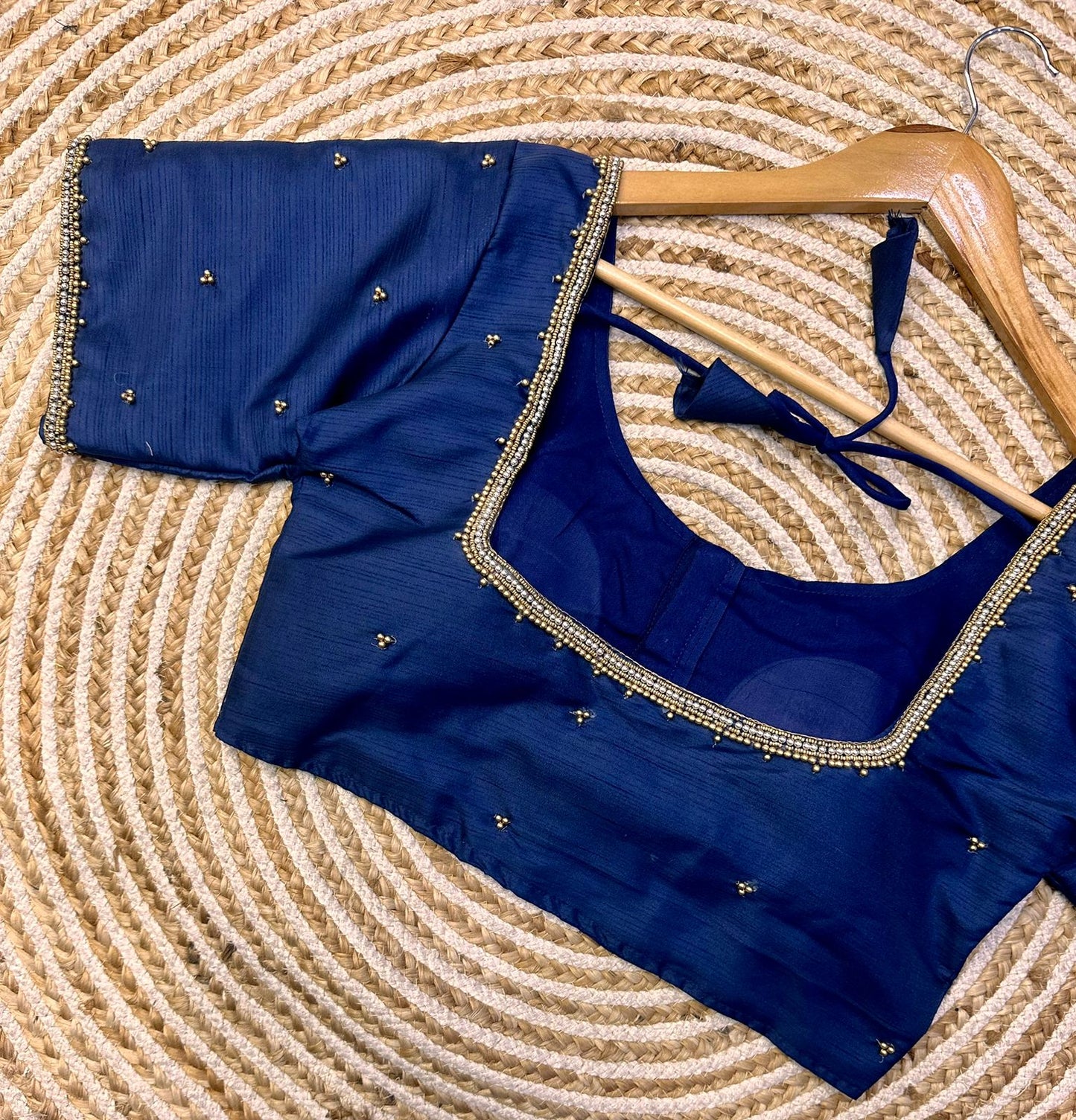 Festival Wear Blooming Silk Blouse