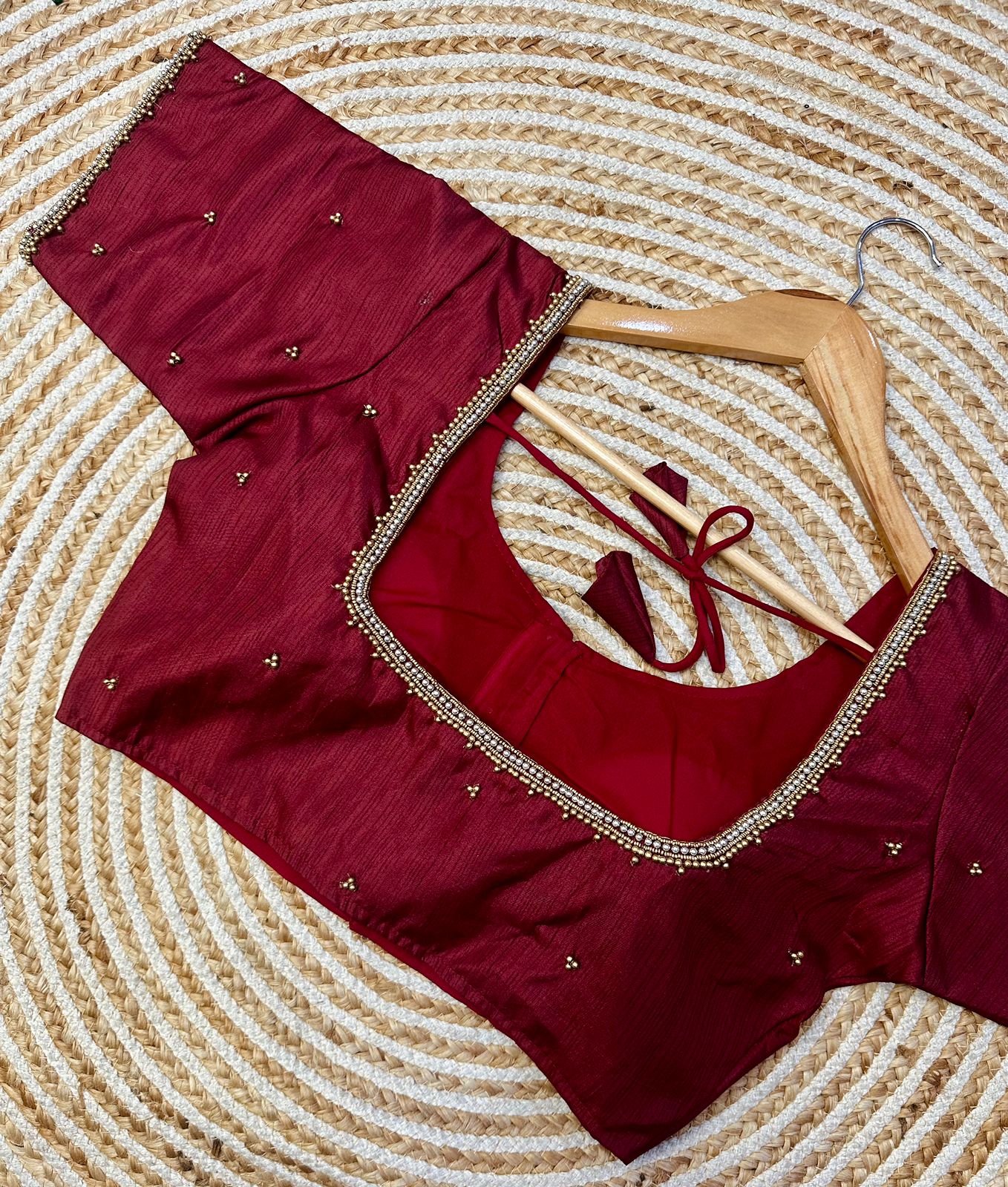 Festival Wear Blooming Silk Blouse