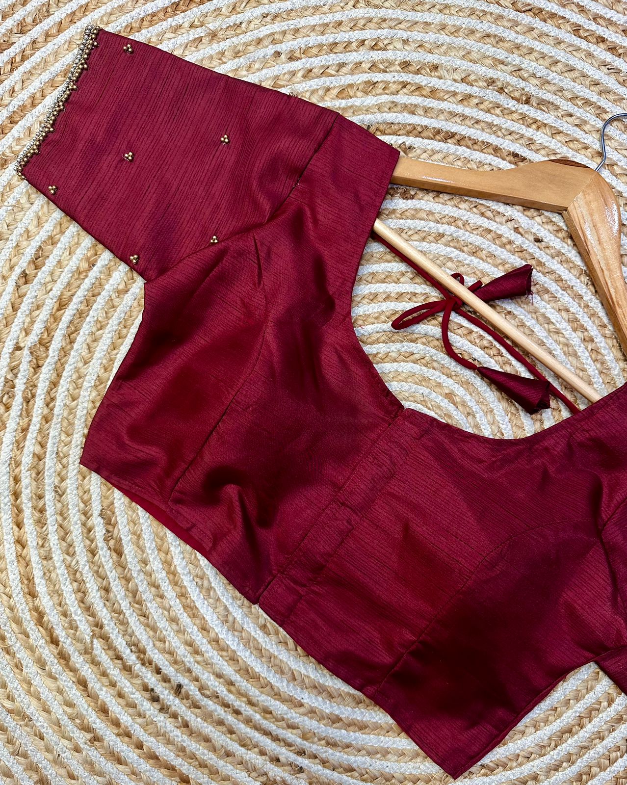 Festival Wear Blooming Silk Blouse