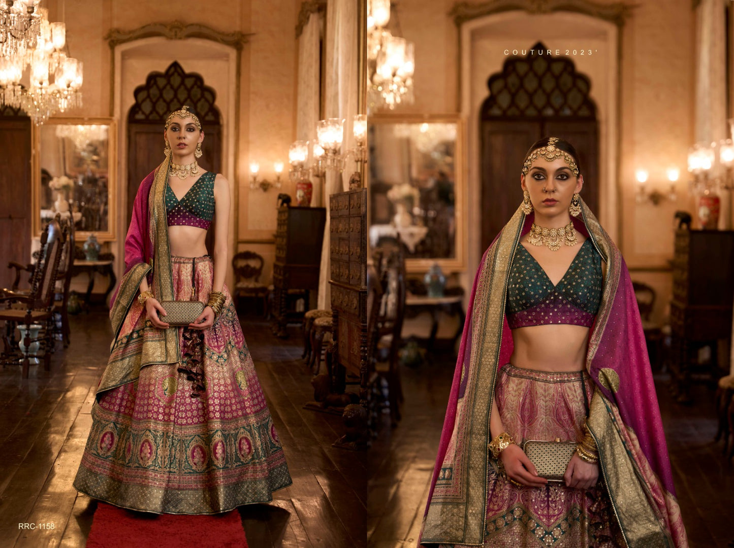 TAJ-MAHAL DESIGNER WEAR LEHENGA D.NO. RRC-1158