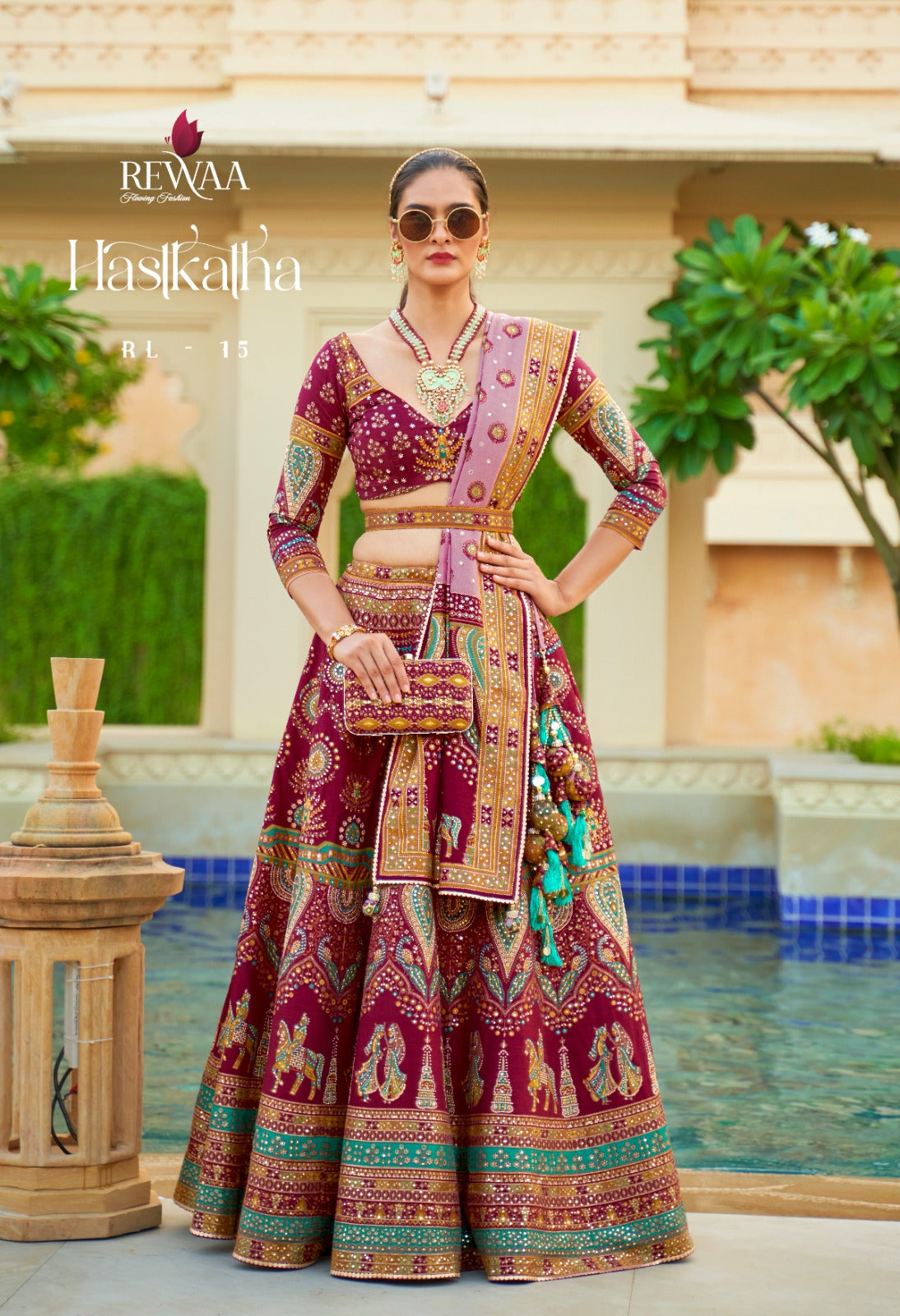 HASTKATHA OCCASION WEAR LEHENGA D.NO. RL-15