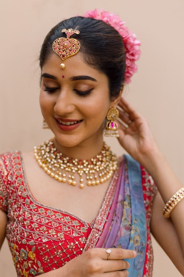 PONGAL HALF SAREE PAITHANI LEHANGA