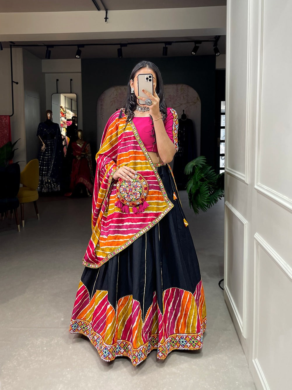 Navratri Wear Lehenga Choli D.No 1654