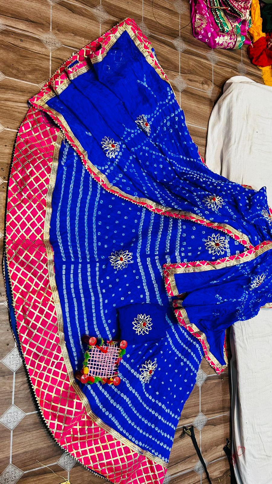 Traditional Jaipuri Silk Lehanga