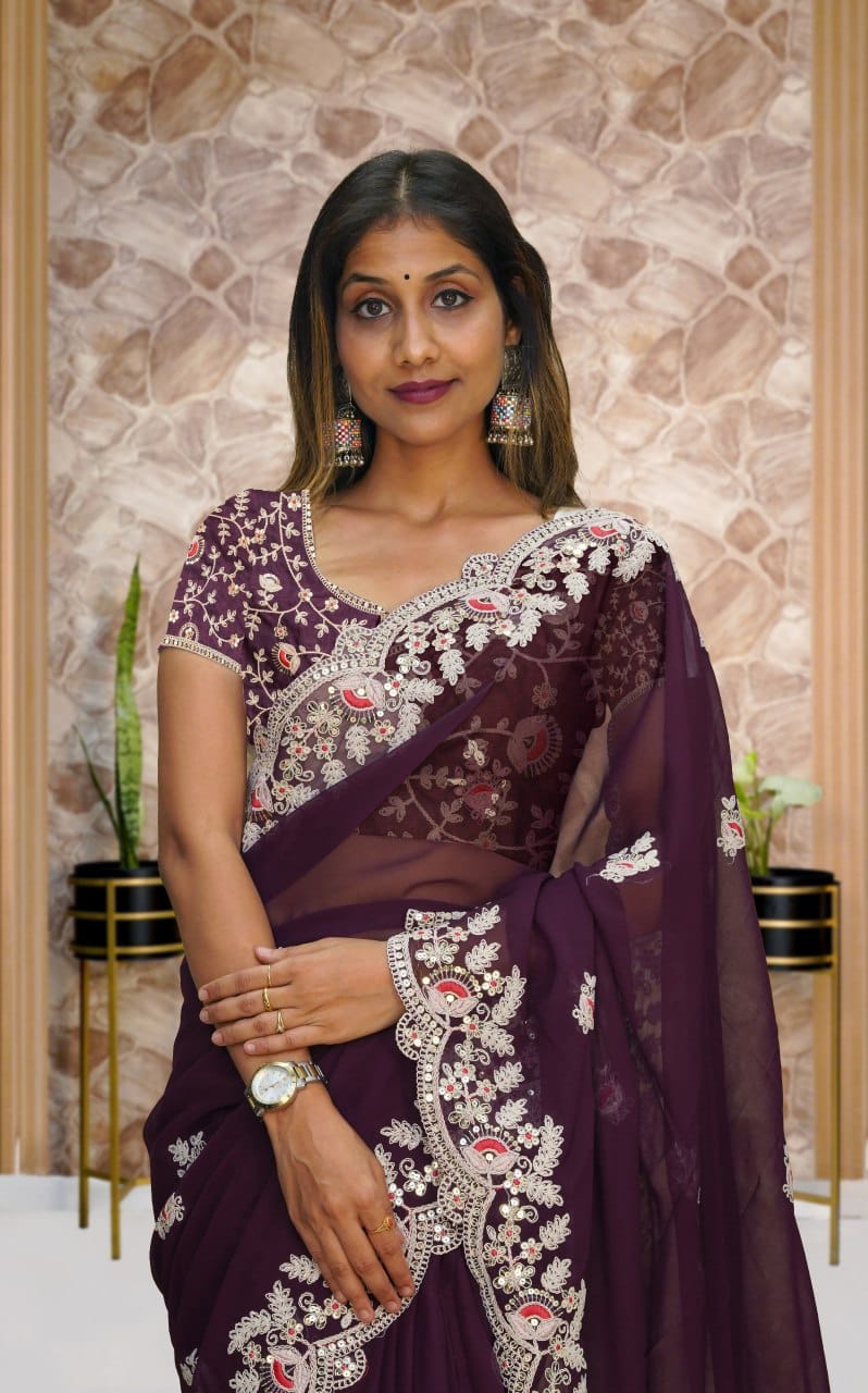 Mona Occasion Wear Saree D.No. 363