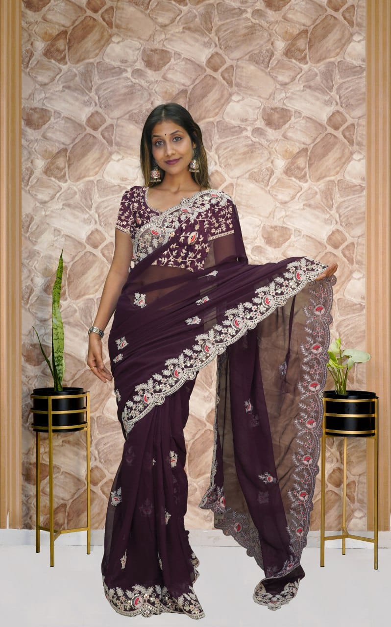 Mona Occasion Wear Saree D.No. 363