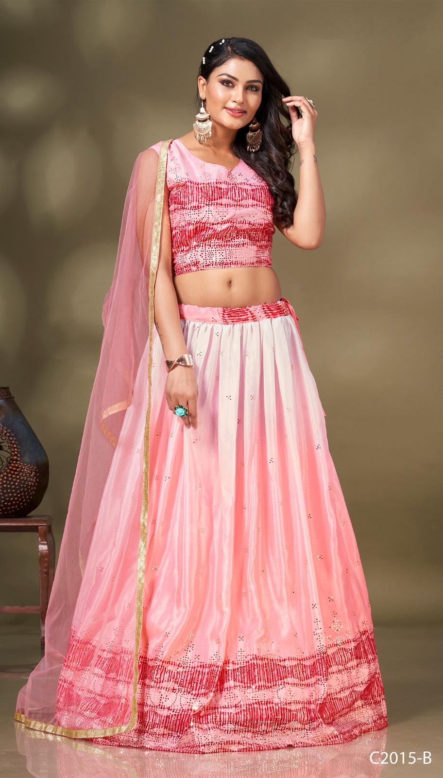 READYMADE CROP TOP LEHENGA D.NO. C-2015