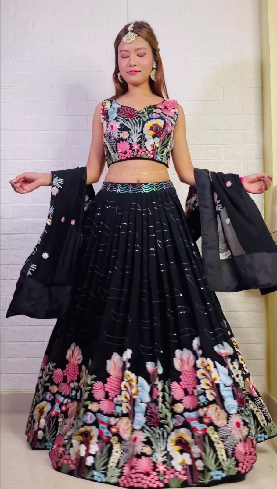 Fancy Occasion Wear Lehenga D.No. 1015