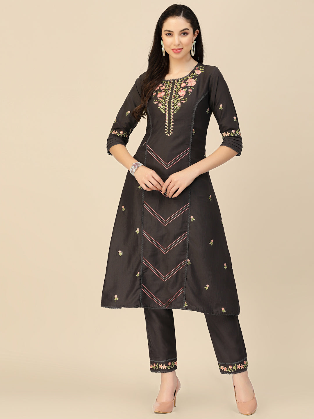 SALIMAR VOL 09 FESTIVE WEAR KURTI-SET D.NO. 1370