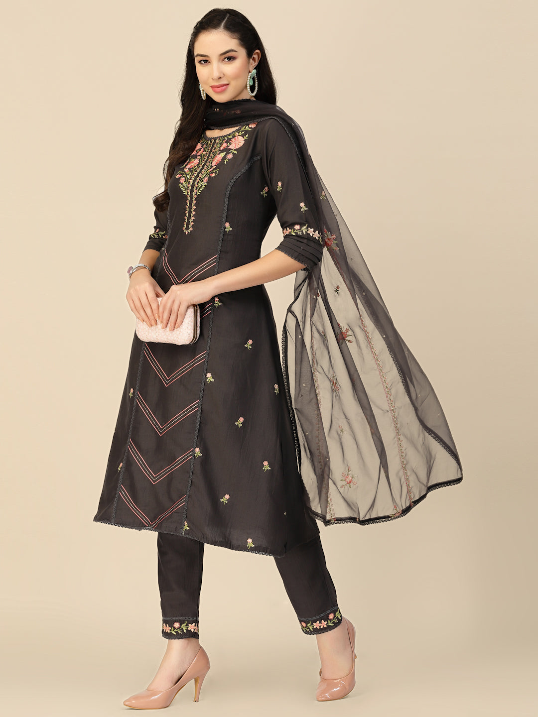SALIMAR VOL 09 FESTIVE WEAR KURTI-SET D.NO. 1370
