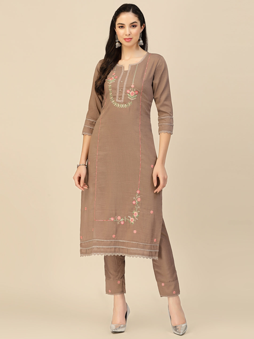 SALIMAR VOL 09 FESTIVE WEAR KURTI-SET D.NO. 1375