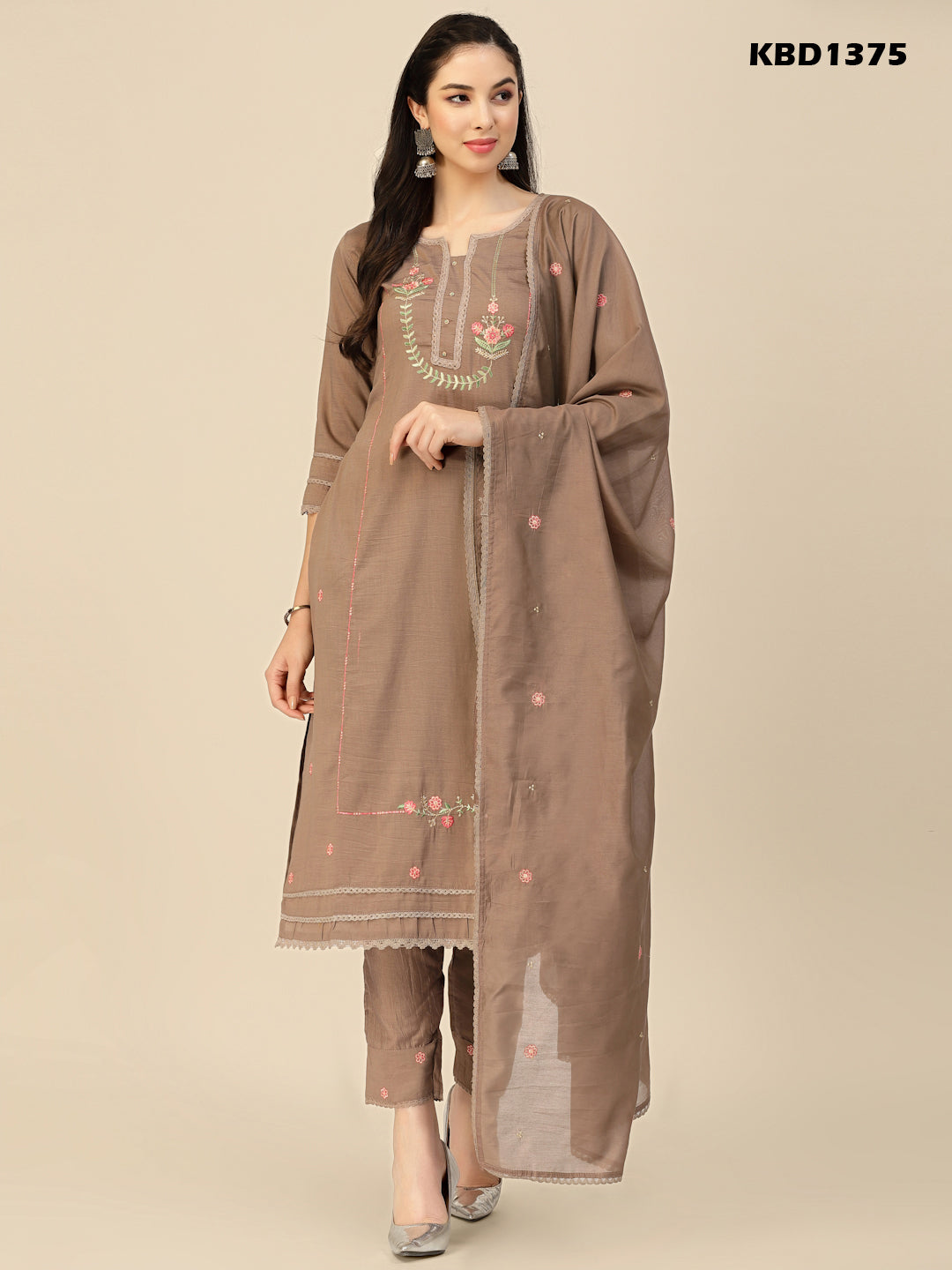 SALIMAR VOL 09 FESTIVE WEAR KURTI-SET D.NO. 1375