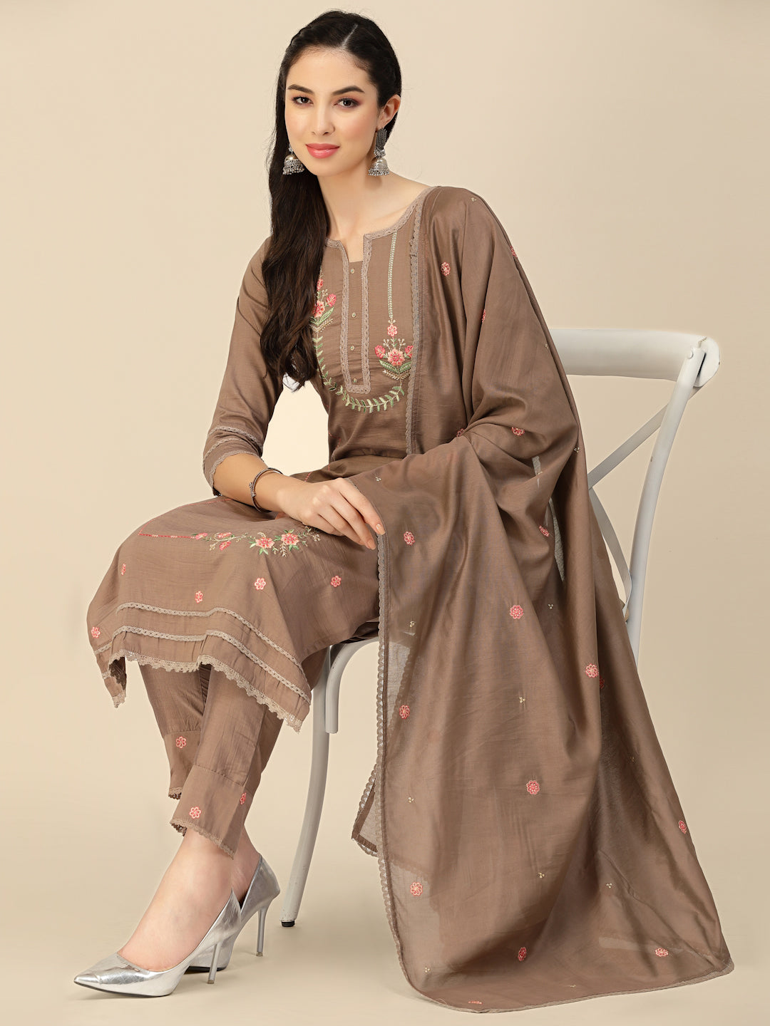 SALIMAR VOL 09 FESTIVE WEAR KURTI-SET D.NO. 1375