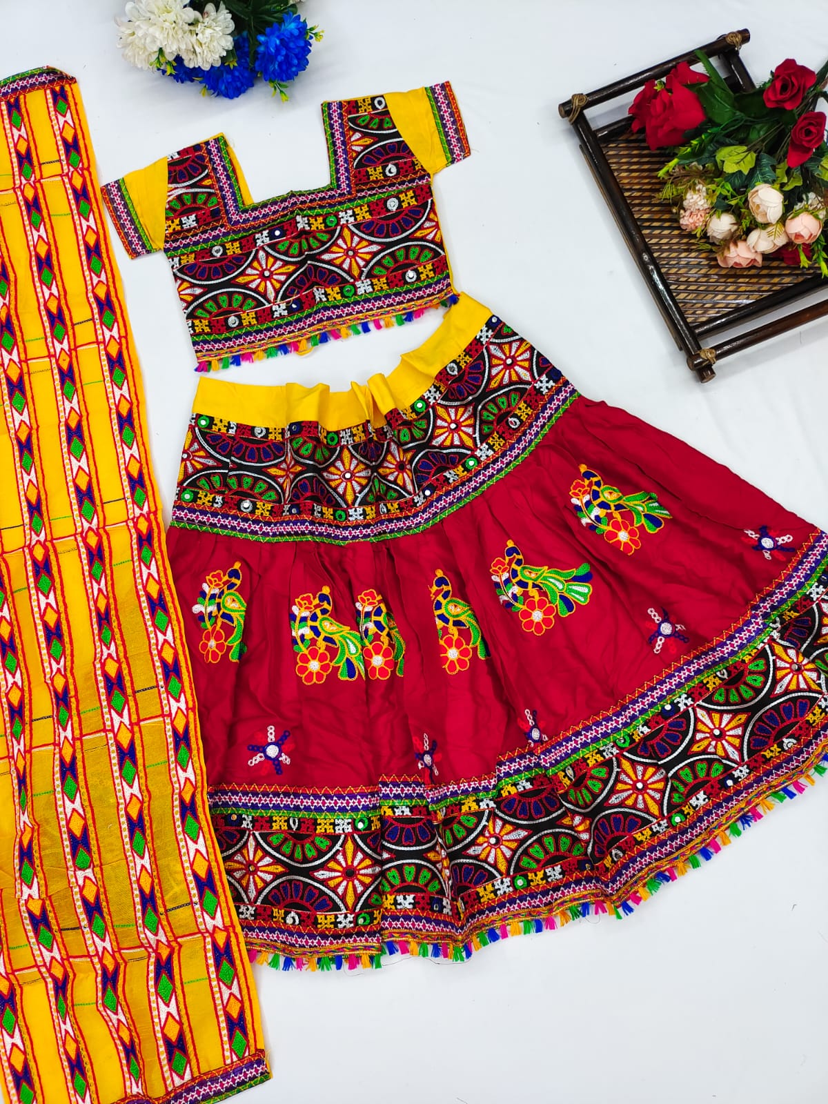 Traditional dandiya clearance dress