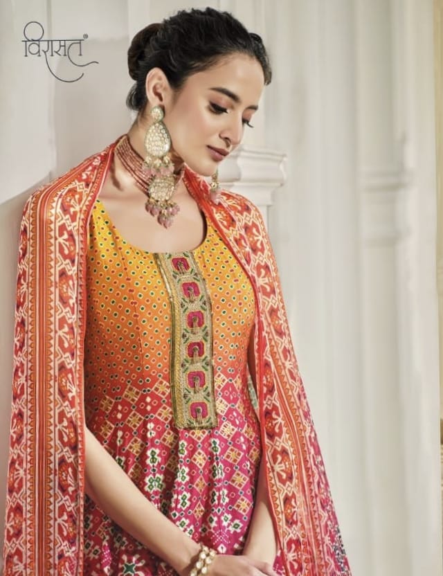 Party Wear Gwon Virasat Vol Soundhria DNO 1002 varasat