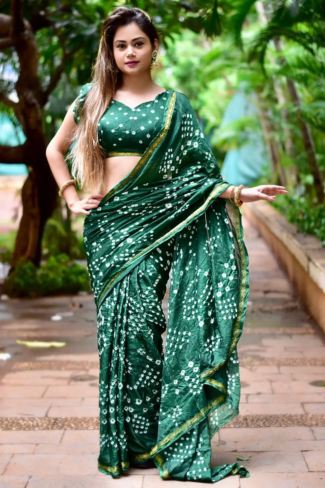Bandhani Sarees Bandhani Sarees