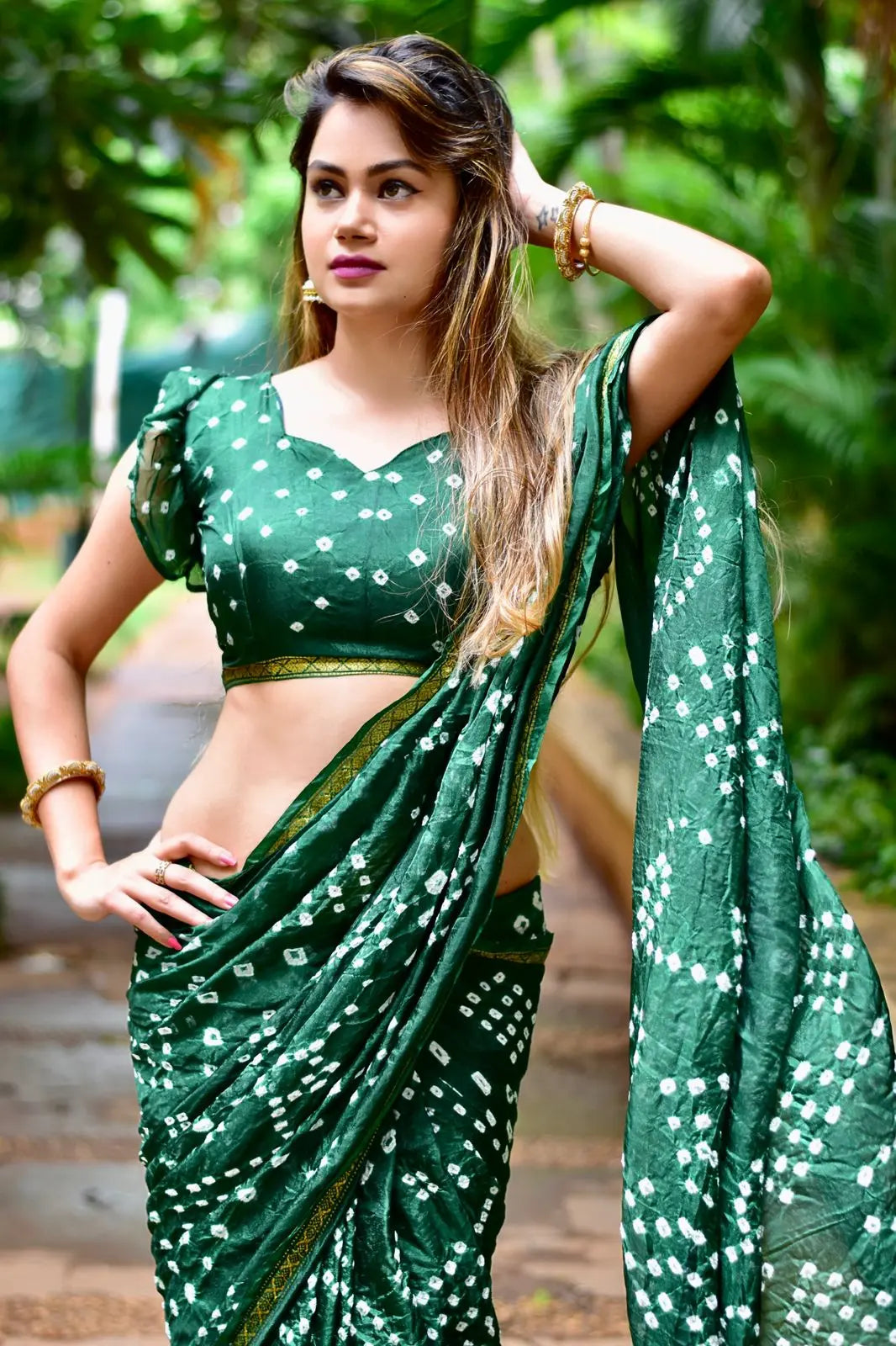 Bandhani Sarees Bandhani Sarees