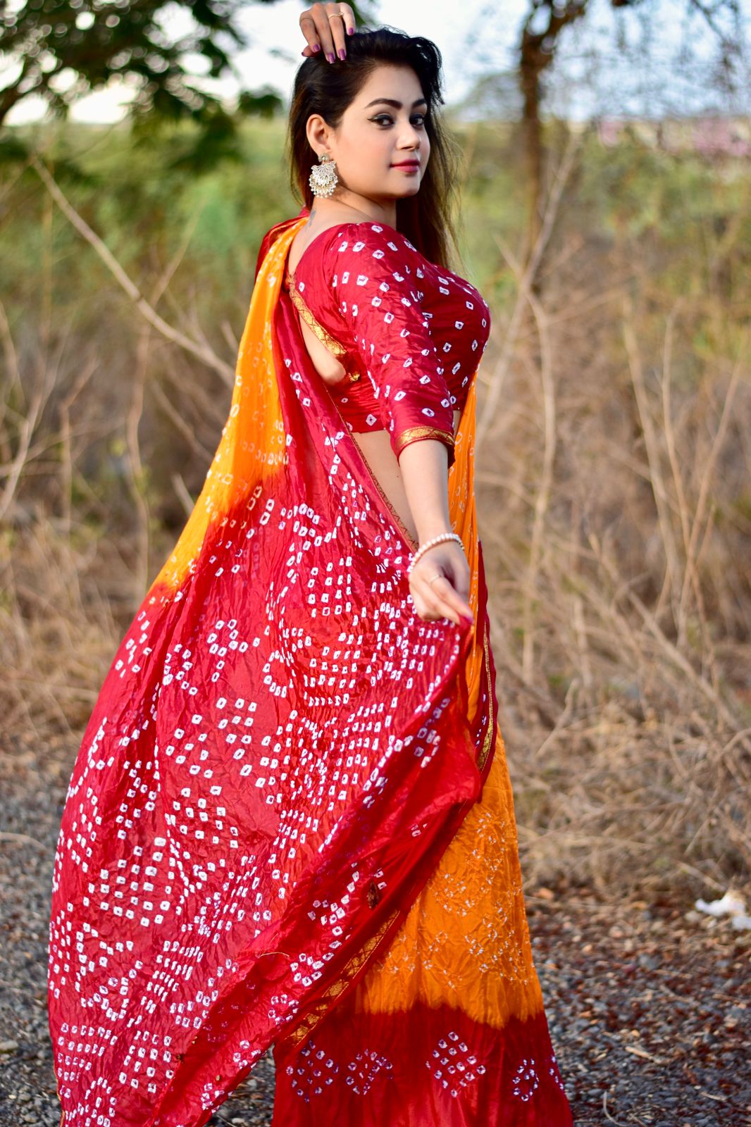 Bandhani Sarees Bandhani Sarees