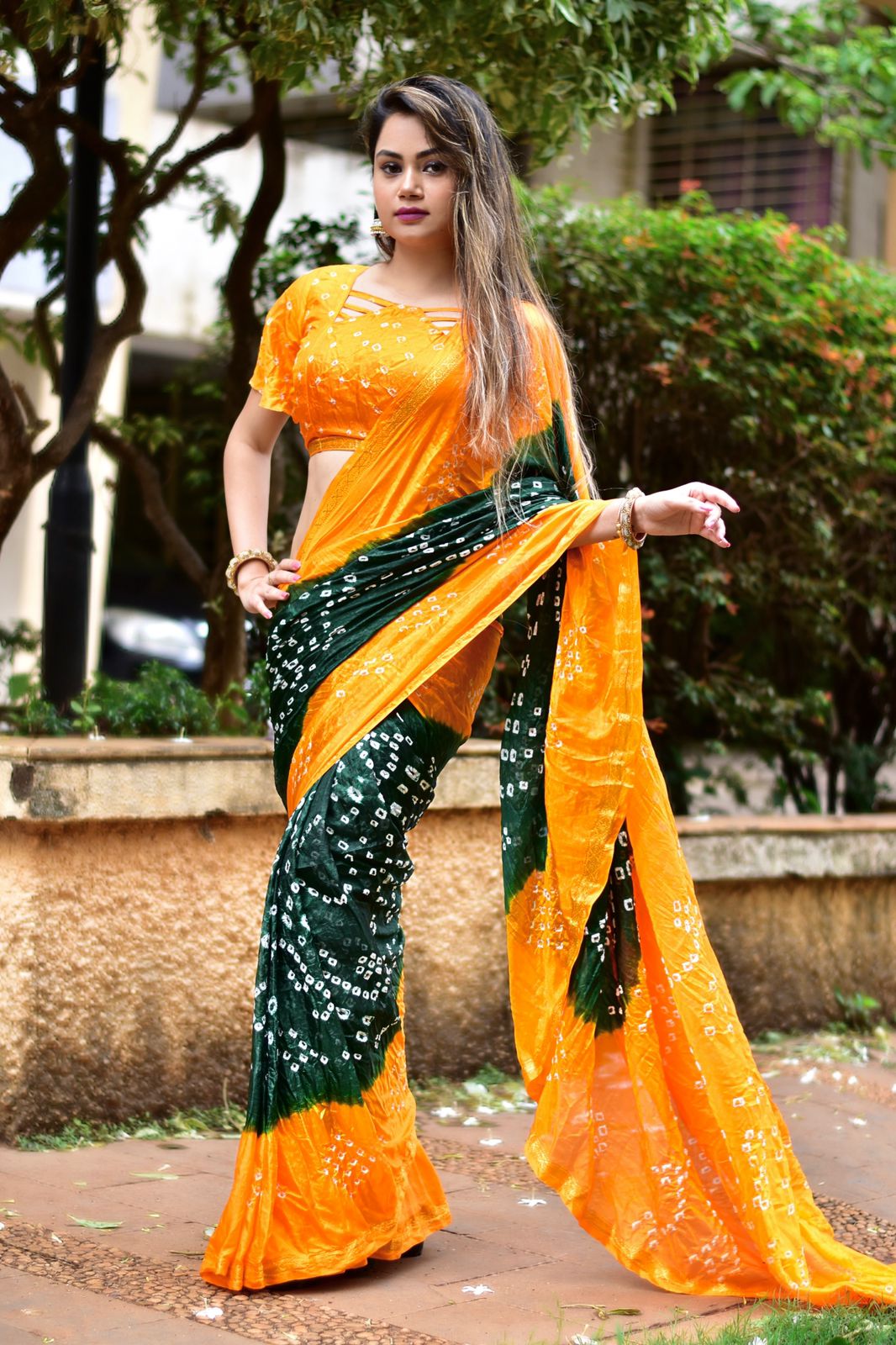 Bandhani Sarees Bandhani Sarees