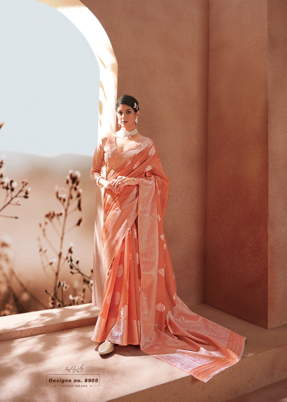 Party wear Soft Silk Saree ANANT EXPORTS