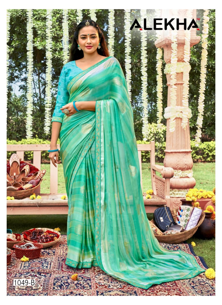Fancy Printed Sarees Alekha 1049 Anantexports