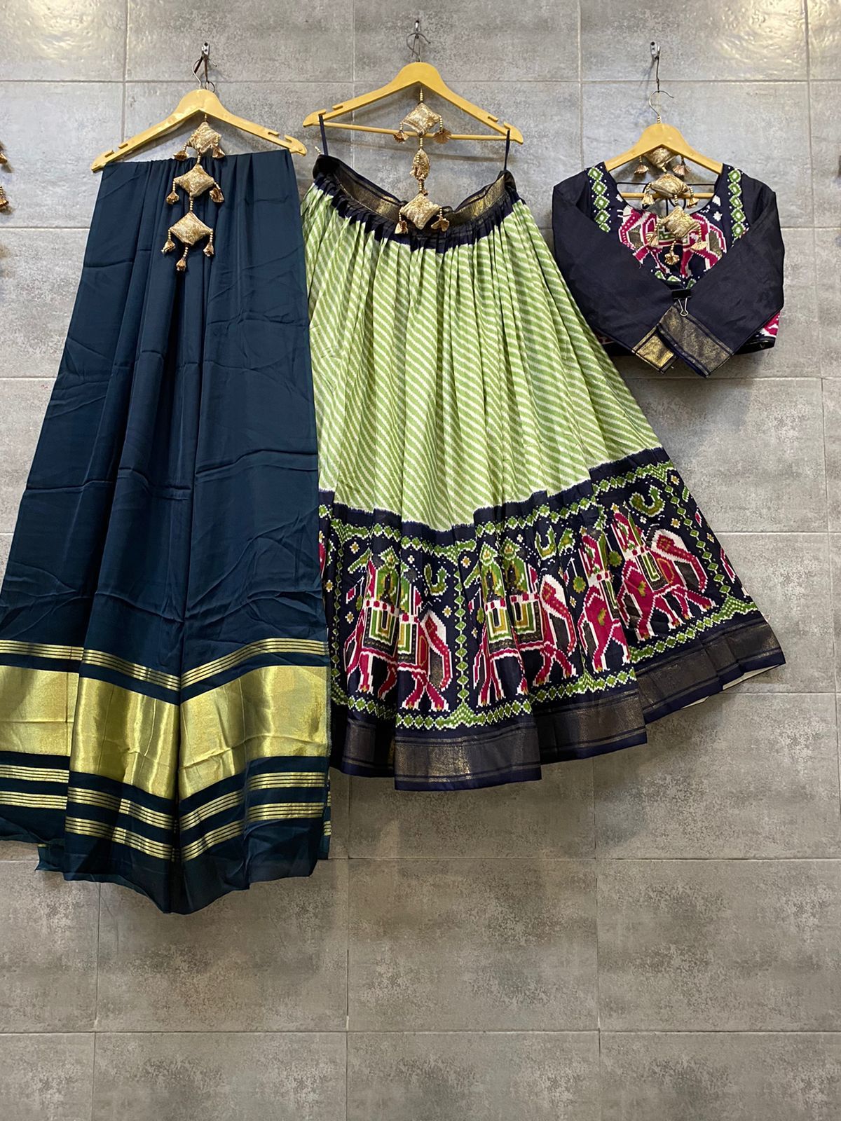Heavy Digital Print Patola Lehenga Anantexports