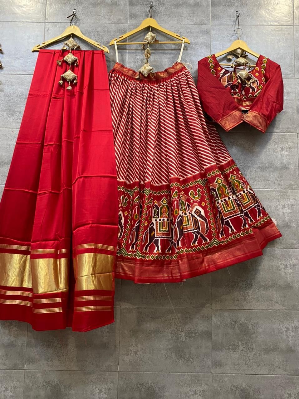 Heavy Digital Print Patola Lehenga Anantexports