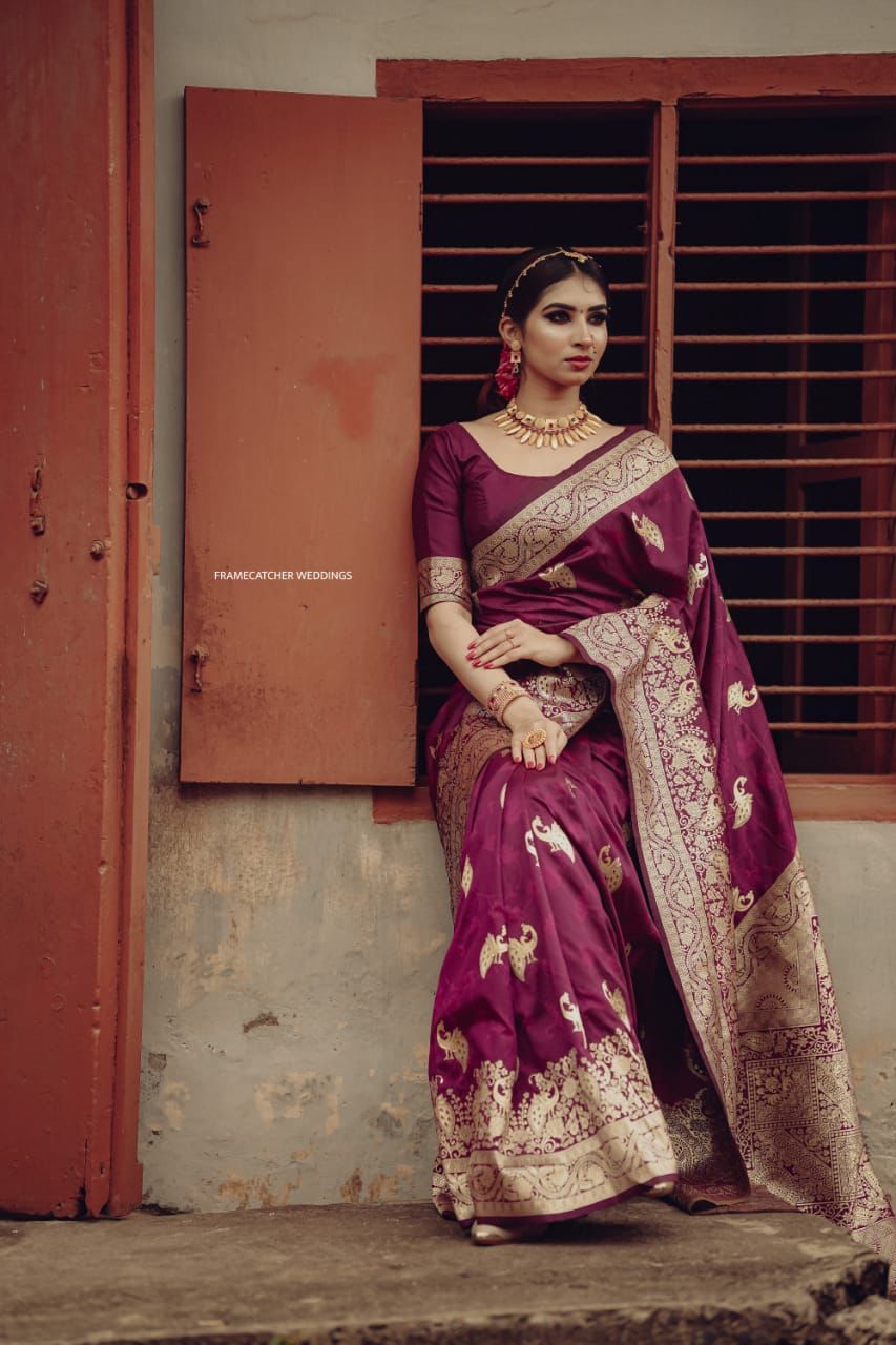 Beautiful Pure Silk Rich Pallu Anantexports