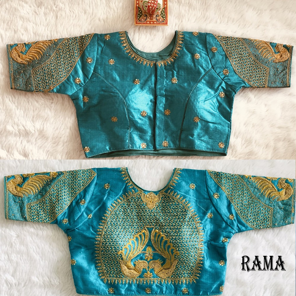 Readymade Heavy Phantom Silk Blouse Anantexports
