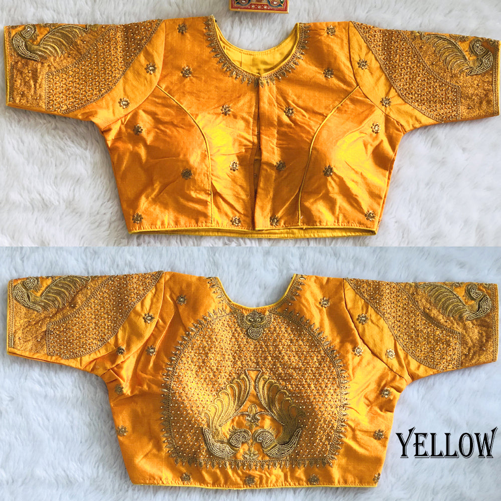 Readymade Heavy Phantom Silk Blouse Anantexports