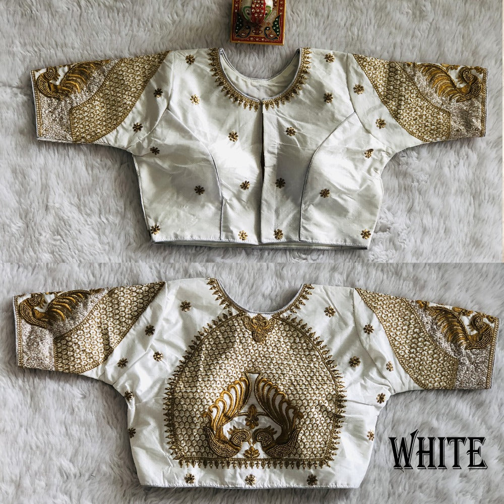 Readymade Heavy Phantom Silk Blouse Anantexports