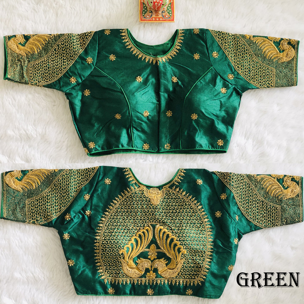 Readymade Heavy Phantom Silk Blouse Anantexports
